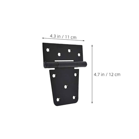 Heavy Duty Gate Hinges Set For Wood And Metal Gates Built To Last For Barn Fence And Exterior Shed Doors 5 Pack Easy Install Versatile Gate Hinge Kit
