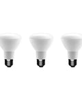 75 Watt Equivalent R20 Dimmable LED Light Bulb 940 Lumens Bright White 3000 Kelvin Indoor Outdoor Use 3 Pack Energy Saving