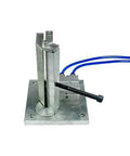 Pneumatic Dual Axis Letter Bender For LED Signs, 150mm metal sheet bending machine with dual cylinder design, close-up view