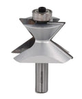 Half Inch Shank Crown Molding Edge Router Bit With Carbide Tip Heavy Duty For Handheld Or Table Mounted Wood Router High Precision CNC Machined Steel Long Lasting Sharpness