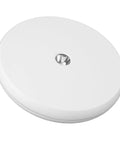 Stunning 10 Inch Electric Turntable With Bright Light For Jewelry And Watch Display top view showing smooth white surface.