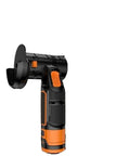 Hustle Ready Cordless Angle Grinder With Quick Charge Lithium Pack And Six Smooth Torque Settings For Hassle Free Polishing and deep diamond cutting power tool with ergonomic grip.