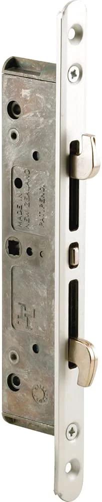 Sliding Glass Patio Door Lock Mortise Type 2-Point With 7.796 Inch Screw Hole Spacing and Aluminum Round Faceplate