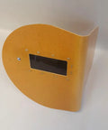 Pancake Welding Hood Right Hand With ANSI Z87.1 OSHA Approved Lens Box 11 3/4 By 9 1/4, 8 3/16 Ear Guard, 5/8 Lens, side view