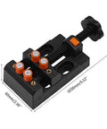 Heavy Duty Table Vise Mounting Fixture for Woodworking and Carving Holds Regular and Irregular Shapes Tight Bench Clamp