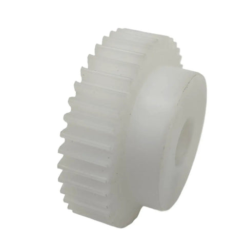 0.8 Module 35 Teeth POM Plastic Pinion Gear Straight Teeth Spur Gear For Steering Transmission 6.35mm Shaft 0.8M 35T Durable Smooth