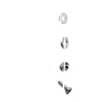 Pan Head Stainless Steel Machine Screw Set With Assortment Of 4-40, 6-32, 8-32, And 10-24 Thread Sizes For Home, Auto, And RV Projects