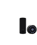 Heavy Duty Drip Proof Smart Deadbolt Lock With Touch Keypad For Front Doors, black finish with round touchpad design.