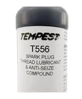 Bottle of Aircraft Spark Plug Anti-Seize Lube And Compound T556, heavy-duty aviation grade copper paste for aluminum threads.