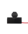 Dusk To Dawn Outdoor Photocell Sensor Switch 12V DC, side view showing wiring and compact design, for garden pathway and exterior lighting.