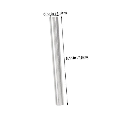 8 Pack Tent Pole Connector Repair Tubes For Quick DIY Fixes On Broken Poles, Lightweight And Portable, aluminum tube with measurements