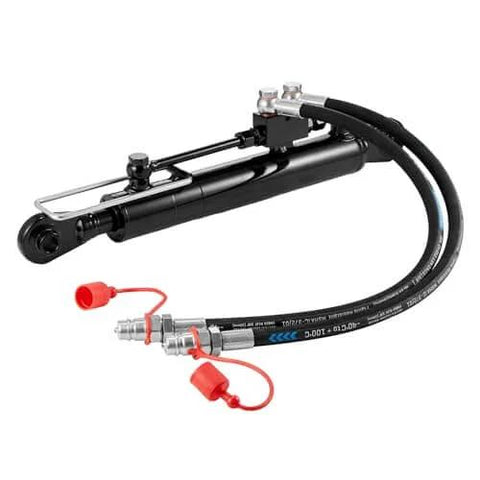 Cat 1-1 Hydraulic Top Link For Tractors, 11 Inch Stroke, Retracted Length About 20.88 Inches, Extended Length Up To 31.88 Inches, Includes Two Hydraulic Hoses And Three Eighths Inch Check Valve, Ready For Direct Fit On Cat 1-1 Tractors