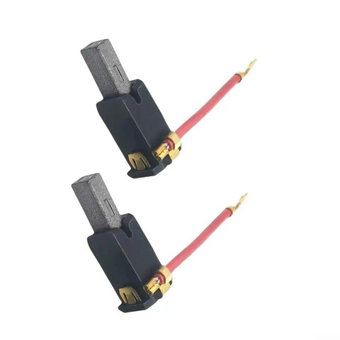 Carbon Brush Holder Assembly For Orbital Sander Replacement Case Easy Install Sander Motor Brush Box For DWE6411 DWE6420 Electric Tool Commutator Box Pro Grade Heavy Duty Durable Black Power Sanding Machine Component, two-pack