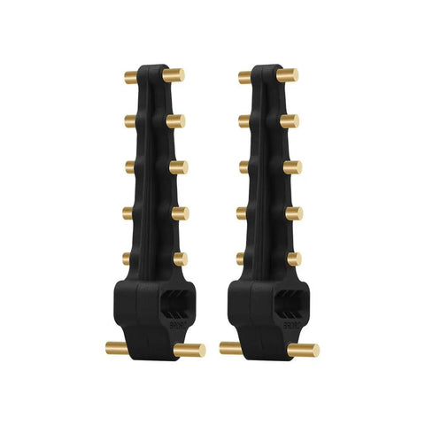 Pair of black and gold 5.8GHz Yagi-Uda Antenna Amplifier For DJI Remote Controllers And Quadcopter Drones Range Extender Transmitter Booster