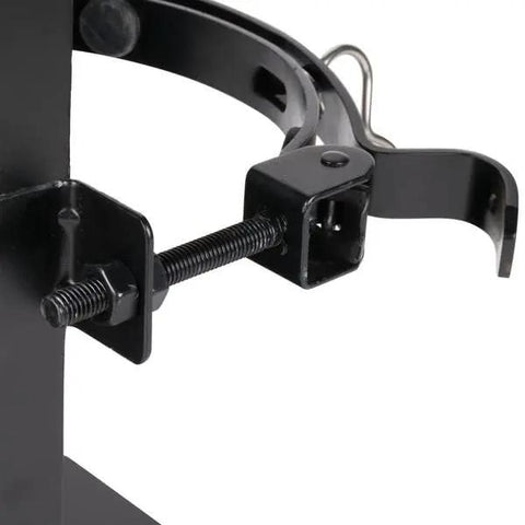 Close-up of Tough As Nails Weather Resistant Fire Extinguisher Cabinet Lock Box showing mounting hardware and locking mechanism.