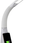 Purify LED Desk Lamp With Wireless Charging, Touch Activated, Flexible Gooseneck, Eliminates Up To 99.9 Percent Of Bacteria