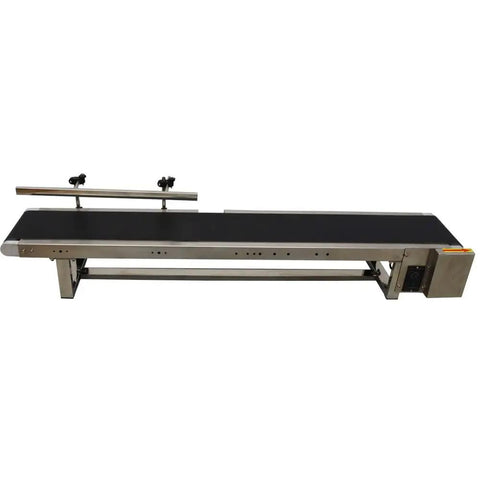 Heavy Duty 110V PVC Belt Conveyor System With Adjustable Guardrail, Desktop Industrial Transport Conveyor, Anti Static Belt
