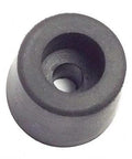 Non Marking Rubber Bumper Black Half Inch High And Half Inch Wide Base Diameter Five Eighths Inch Screw In Mounting Pack Of 25