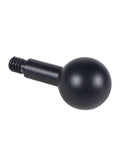 20mm Ball Head to Quarter Inch Screw Adapter Mount for Cameras, black metal piece with 360 swivel capability for multi-angle shots
