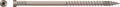 Finish Trim Screws No 7 By 3 In T10 Trim Head With Sawtooth Point And Underhead Threads In Tan Quik Guard Exterior Grade