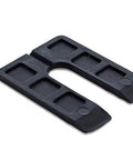 Heavy Duty Plastic U Shape Horseshoe Leveling Shim, 1/4 Inch thick, rugged black plastic for window and door alignment, 90 Piece USA built.