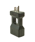 Line Splitter For Clamp Meters Measure Up To 15A Current Without Splitting The Load, 10X Measurement Mode, shown from side angle