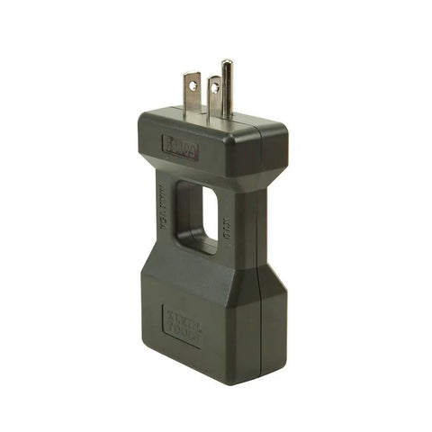 Line Splitter For Clamp Meters Measure Up To 15A Current Without Splitting The Load, 10X Measurement Mode, shown from side angle