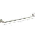 30 Inch Stainless Steel Towel Bar Wall Mounted For Bathroom, Durable Rust Resistant Finish, Modern Accessory, 79930-SS Style