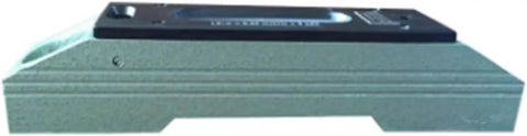 BSWHR Electronic Spirit Level 61R-200 side view showing durable cast iron construction and precision leveling tool design.