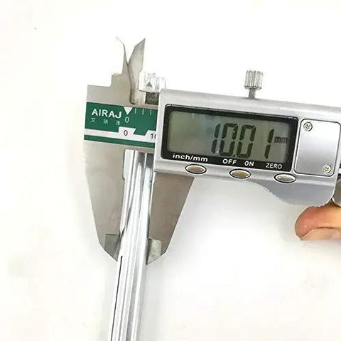 Digital caliper measuring Heavy Duty 17mm Metal Drawer Slides With Ball Bearing, 400mm Length for accuracy and precision