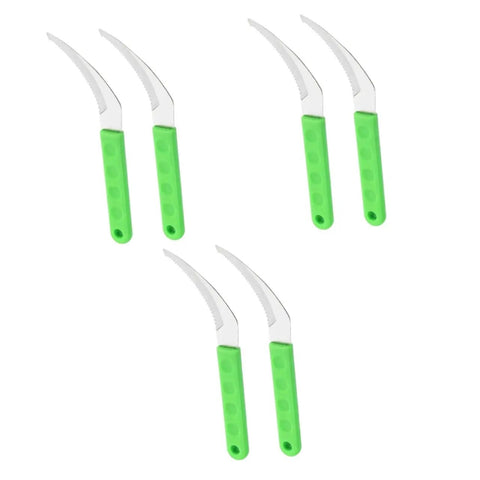 Six-Piece Gardening Tools Set For Weeding And Harvesting Scythe Root Removal Grass Cutting Flower Beds And Vegetable Gardens
