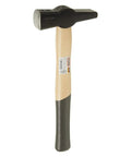 Heavy Duty 1000g Blacksmith Hammer With Swedish Pattern Cross Peen, Forged Alloy Steel Head, Dual Curved Ash Handle, Black Powder Coat
