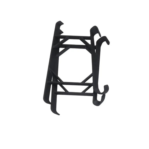 Top view of black Extended Landing Gear For Mini 5 Pro Drone 25mm Height Increase Extendable Tripod Style Legs With Anti Collision Bracket Lightweight 22g Pair Protects Chassis On Uneven Terrain Easier Safe Takeoffs And Lands showcasing the tripod style design.