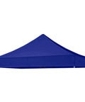 Universal Replacement Top For Pop Up Canopy Tents, Available In 6x6 Foot, 8.2x8.2ft, Or 3x3m Sizes, Fits 2.62ft Center Pole, Blue canopy top