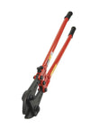 36 Inch Bolt Cutter With Steel Handles, Beefy Vinyl Grips, Flat Grip Ends for 90 Degree Cuts, Center-Cut Jaws for Soft to Hard Metals