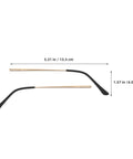 4 Pack Double Tooth Metal Glasses Arms Replacement Flexible Eyewear Temple Legs For Sunglasses Repair Quick D I Y Fix For Eyeglass Frames
