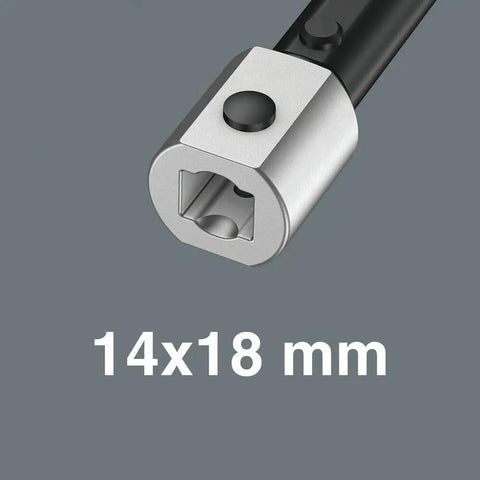 Reversible One-Half Inch Ratchet Insert For One-Half Inch Square Socket Wrenches, 66 Mm, 14 By 18 Mm Holder, close-up