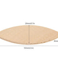 Pro Grade Wood Joining Biscuits 10 Pack, Solid Compressed Hardwood For Tight Joints, size 53x19x4mm detailed view