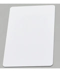 Top Shelf Two Hundred Thirty White Blank Pvc Cards Waterproof Inkjet Printable Id Business Size No Chip Easy Load crisp white card on grey background