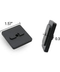 Molle Panel Mounting Bracket Base 4 Pack Matte Black Powder Coated Steel For Fire Extinguisher Gun Rack Gas Can Holder And Gear