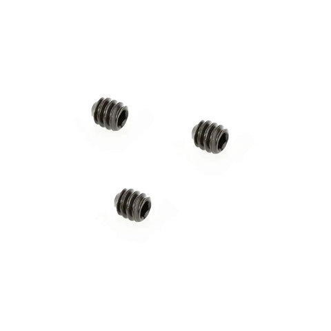 Set screws for Three Piece Router Bit Bearings Kit For 1/2 Inch Shank, small metal components in close-up view.