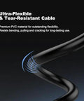 M12 4 Pin Right Angle Female To Open Connector Shielded Sensor Cable demonstration of flexibility