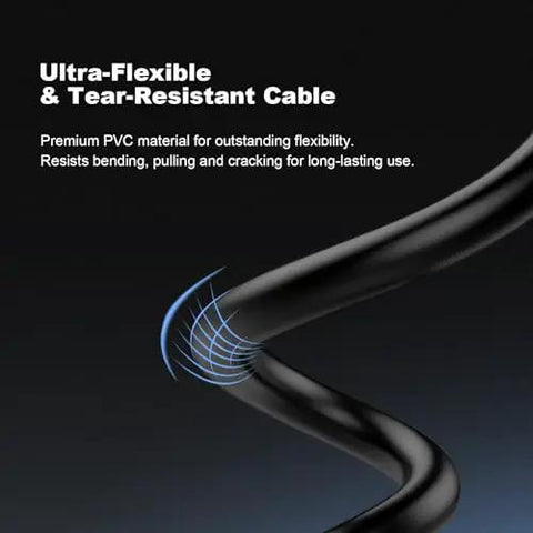 M12 4 Pin Right Angle Female To Open Connector Shielded Sensor Cable demonstration of flexibility
