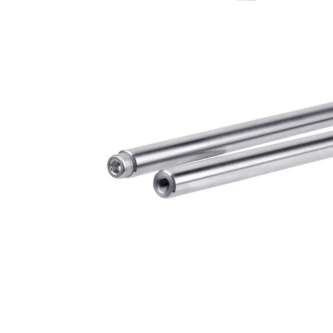 Two Pack 8x250mm Linear Motion Shaft Guides With End Hollow Steel Rods And M4 Screws For 3D Printers And CNC Machines Inner Hole 4mm