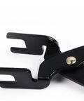 Close-up of Heavy Duty Steel Fuel Line Pliers, 210mm long, designed for Tesla Cybertruck engine bay work and tight spaces.