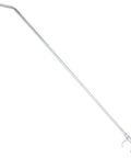 Long Reach Pneumatic Air Blow Gun With 24 Inch Angled Aluminum Nozzle Pistol Grip Trigger Quarter Inch NPT Inlet Rubber Tip