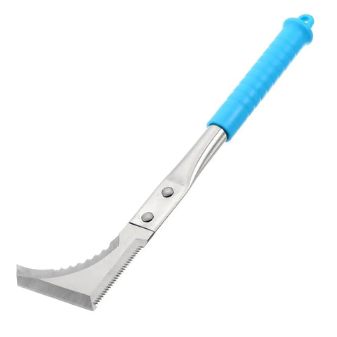 Crack Weeder Sawtooth Wave Manual Weeding Tool Stainless Steel Garden Scythe For Moss Cracks And Edges 11.42 Inch Lightweight