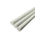 Three white fiberglass rods from 10Pcs 500mm Fiberglass Rodding Round Bar 2-10mm Diameter Solid Glass Fiber Rod For Kite Making And DIY Projects