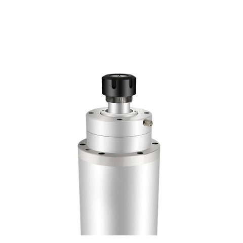 Top view of Beefy 7.5KW 380V Water Cooled Spindle Motor With Four Bearings 6000 To 24000 RPM Quiet Pro Grade CNC Router Drive component