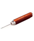 Red Machined Hex Driver 1.5mm with hardened steel tips and anodized handle, flat on one side, for precision work